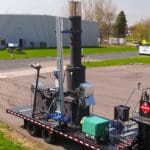 Trailer mounted mobile incinerator - Firelake Manufacturing