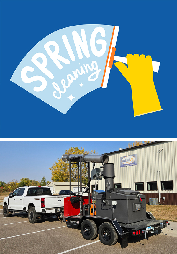 spring cleaning with Model X Mobile Incinerator