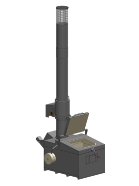 Model A850 Dual Burner Incinerator